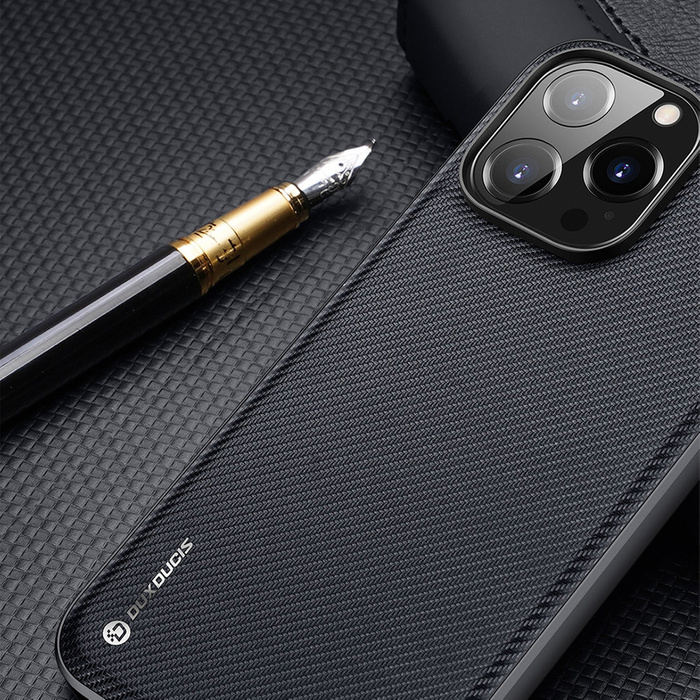 Kryt Dux Ducis Fino pouzdro iPhone 14 Pro Max modrý nylon