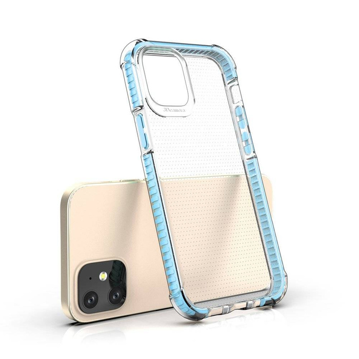 Ressort Armor gel housse élastique blindée avec cadre de couleur pour iPhone 12 mini vert