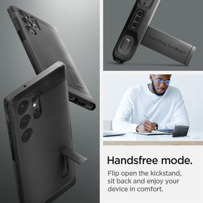 Case Spigen Tough Armor GALAXY S23 ULTRA BLACK