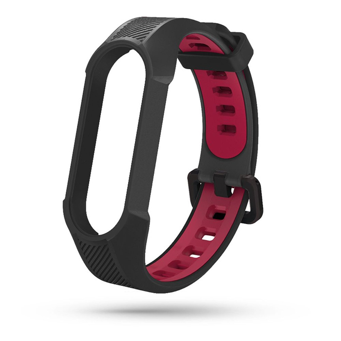 Bracelet TECH-PROTECT Xiaomi Mi Smart Band 5/6 Armour Noir/Rouge 