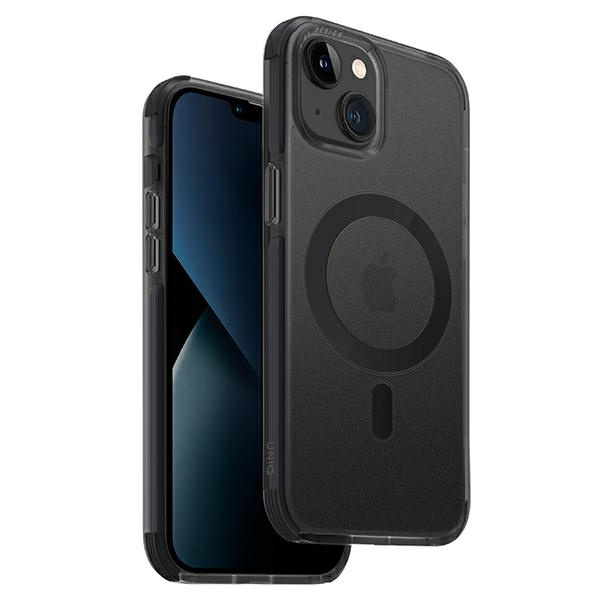 UNIQ case Combat iPhone 14 Plus 6.7" Magclick Charging black/concrete chaRCoal