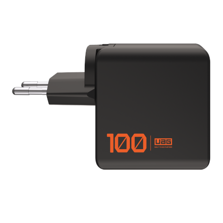 UAG SRGE Charger - ładowarka sieciowa 100W, 2x USB-C oraz USB-A, wtyczki EU, UK, US w zestawie (black)