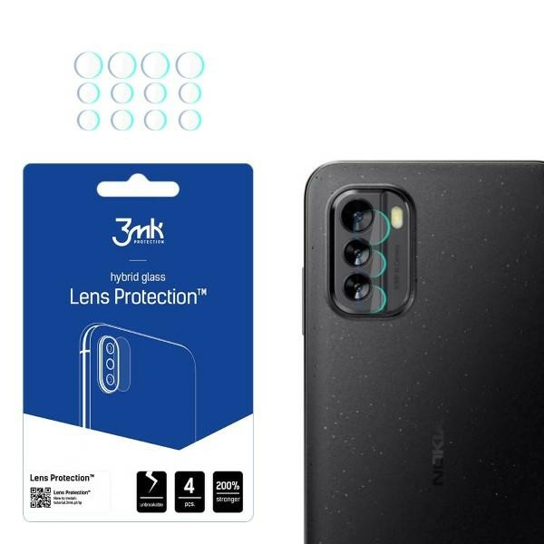 3mk Lens Protect Nokia G60 5G Schutz für Kameraobjektiv 4pcs
