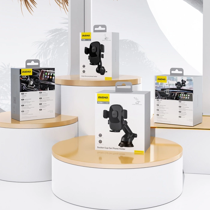 Dudao F2N+ Smartphone-Halterung mit Saugnapf Gravity 360° - schwarz