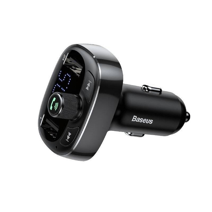 Baseus FM Sender mit Bluetooth USB microSD schwarz