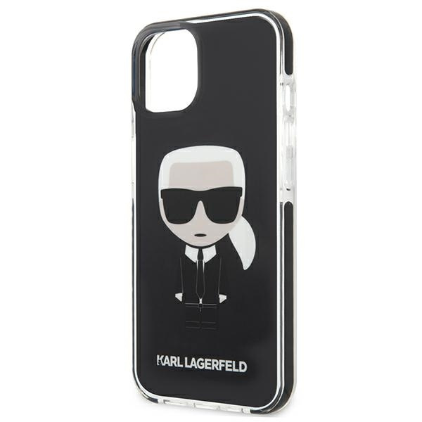 Coque KARL LAGERFELD Apple iPhone 13 Mini Iconik Karl Black Hardcase