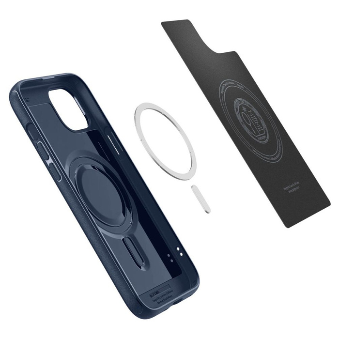 Case Spigen Mag Armor MagSafe iPhone 15 Navy Blue Case