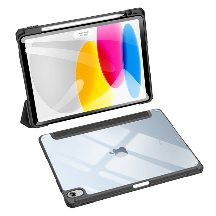 Dux Ducis Toby obal iPad 10,9'' 2022 (10. gen.) kryt se slotem na stylus Apple Stojánek na chytré tužky černý