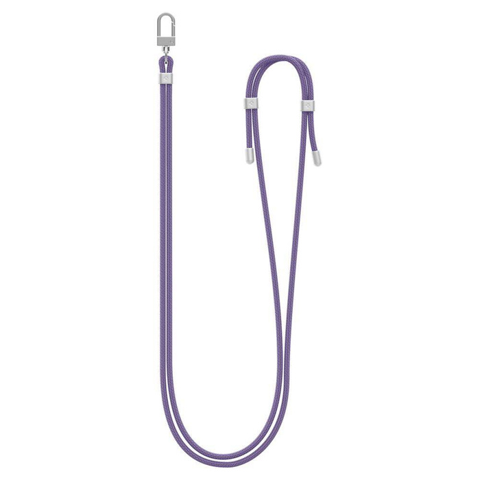 Spigen CORDÓN UNIVERSAL JUEGO DE CORREAS BANDOLERA Y DE MUÑECA MORADO OSCURO