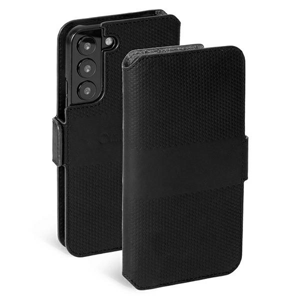 Krusell Samsung S22+ Leder PhoneWallet schwarz/schwarz 62471