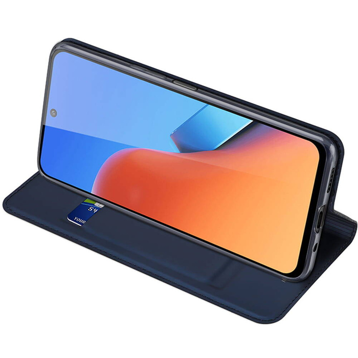 Dux Ducis Skin Pro eco-leather case for Xiaomi Poco M6 Pro/Redmi 12/Redmi 12R - blue