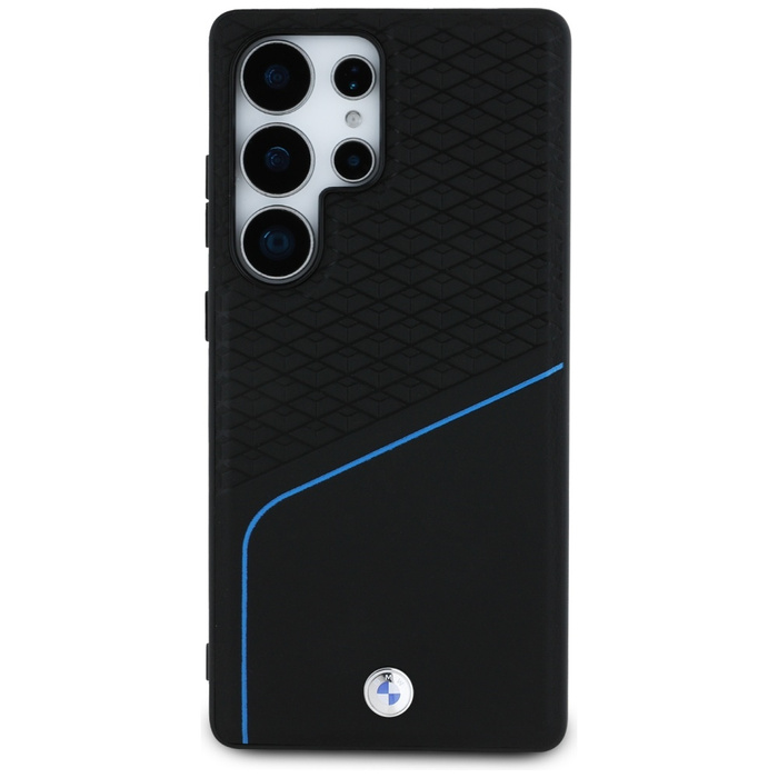 Funda BMW Cuero texturizado y liso MagSafe para Samsung Galaxy S25 Ultra negro