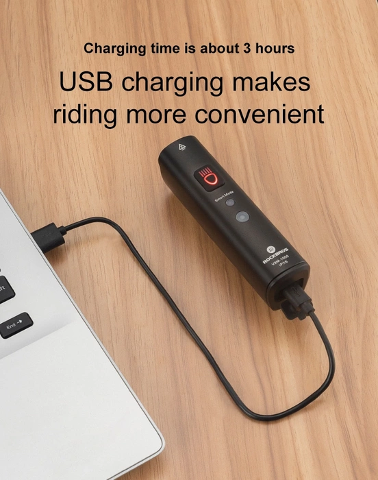 Rockbros V9M-1000 éclairage avant de vélo 1000lm - noir