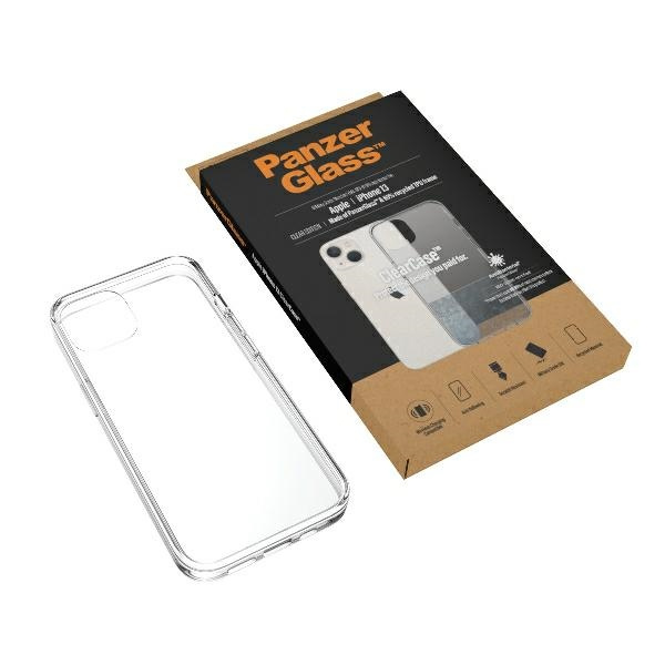 PanzerGlass ClearCase iPhone 13 6.1" Antibakteriell Militärische Qualität klar 0313