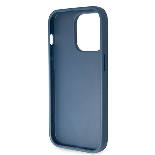 Coque Guess GUHCP15LP4TDSCPB iPhone 15 Pro 6.1" bleu/bleu durcase Crossbody 4G Metal Logo Case