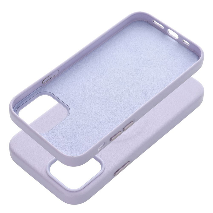 Futerał Roar Leather Mag Case kompatybilny z MagSafe - do iPhone 12 Pro Fioletowy