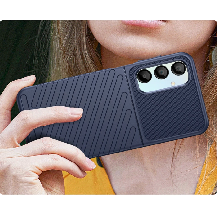 Thunder Case für Samsung Galaxy A26 Silikon Panzerhülle - Blau