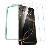 Tempered Glass Ugreen SP630 with mounting frame for iPhone 16 Pro Max (2 pcs.)