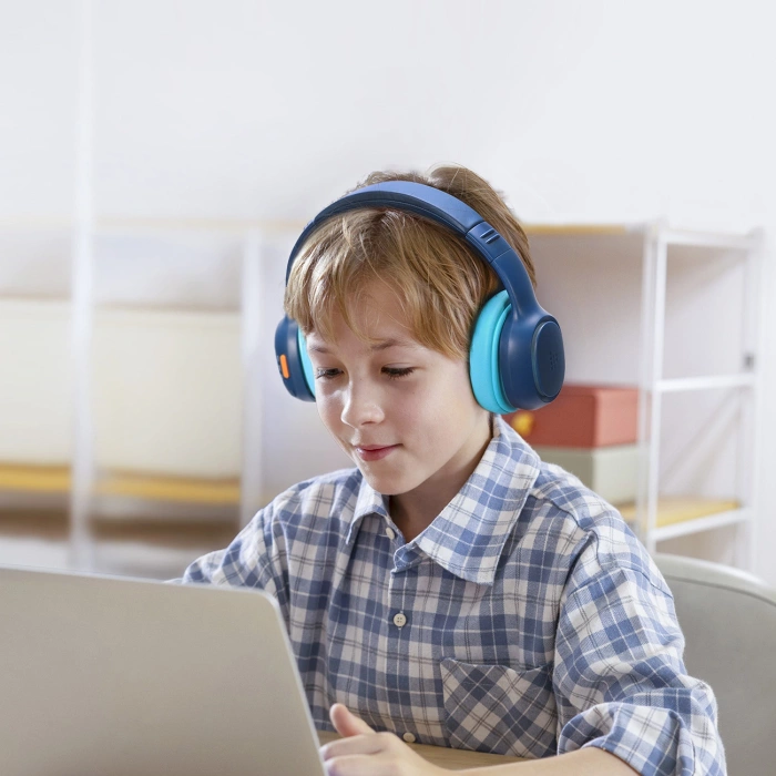 Tronsmart KH03 kabellose Kopfhörer mit ANC, für Kinder, sicher – Blau