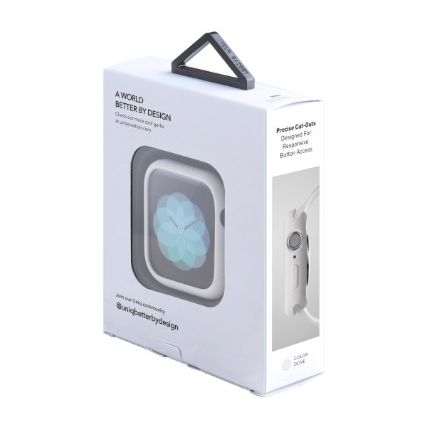 Puzdro UNIQ Apple Watch 5 4 44MM Lino White Case