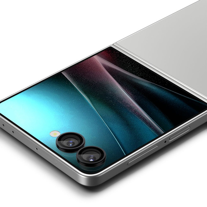 PROTEZIONE FOTOCAMERA SPIGEN OPTIK PRO HD GLAS.TR "EZ FIT" CAMERA PROTECTOR 2-PACK GALAXY Z FLIP 7 NERO