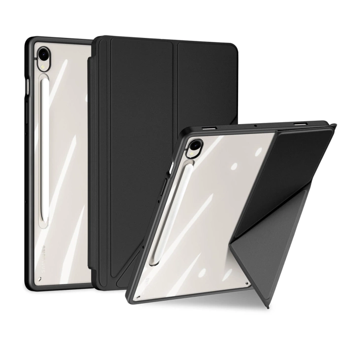 Dux Ducis Magi Case with Stylus Holder for Samsung Galaxy Tab S10 FE/S9/S9 FE - Black
