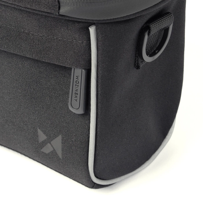 Wozinsky bicycle handlebar bag bike shoulder bag black (WBHBB-01)