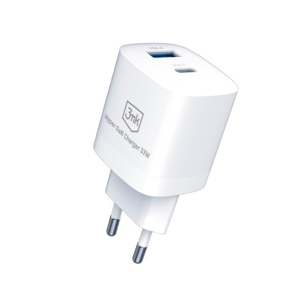 3mk Hyper GaN Ladegerät 33W Power Delivery ladergerät Netzwerk 1xUSB-A + 1xUSB-C