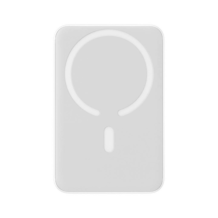 Mini batterie externe magnétique Baseus avec MagSafe 15W / PD Charge rapide QC 20W 10000mAh Blanc (édition outre-mer) + Câble USB-C série Xiaobai - USB-C 60W 3A 0,5 m Blanc