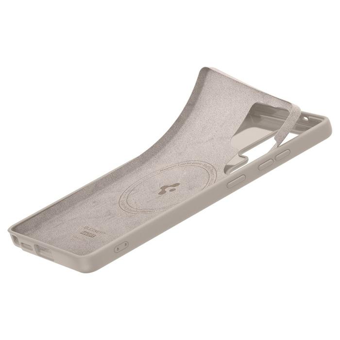 Spigen Mag MagSafe SILICONE POUR GALAXY S25 ULTRA NATUREL TITANE