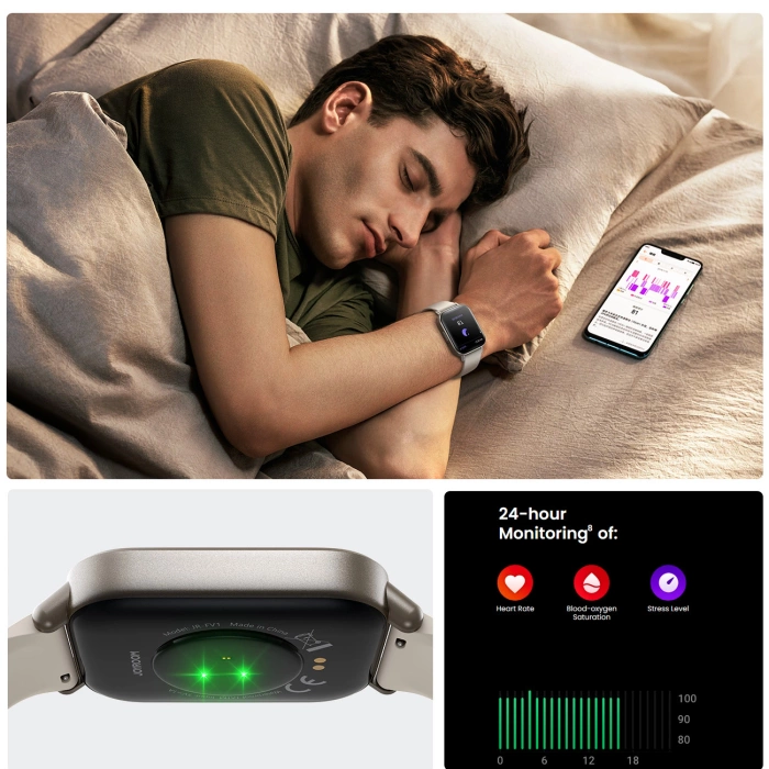 Joyroom Fit-Life JR-FT3S Smartwatch mit Anrufannahmefunktion – Titanfarbe