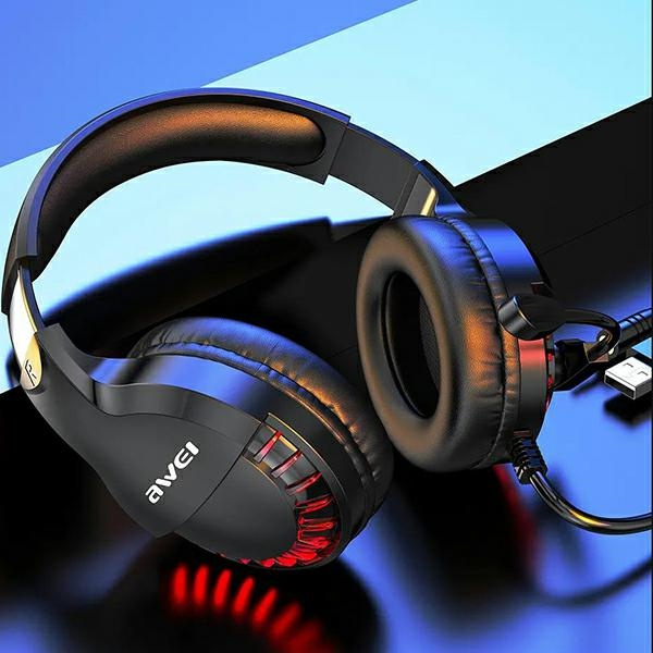 Headphones AWEI Gaming Earphones With Microphone ES-770i Black