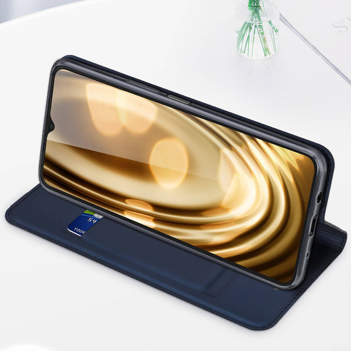 Pouzdro Dux Ducis Skin Pro pro Huawei nova Y61 flip cover card stojánek na peněženku černý