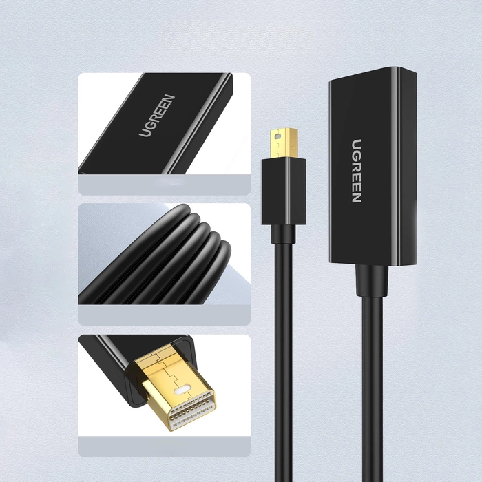 Adaptateur mini DisplayPort - HDMI UGREEN 4K (noir)