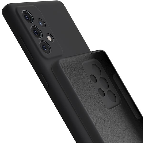 3mk Silicone Case Sam A33 5G A336 black/black