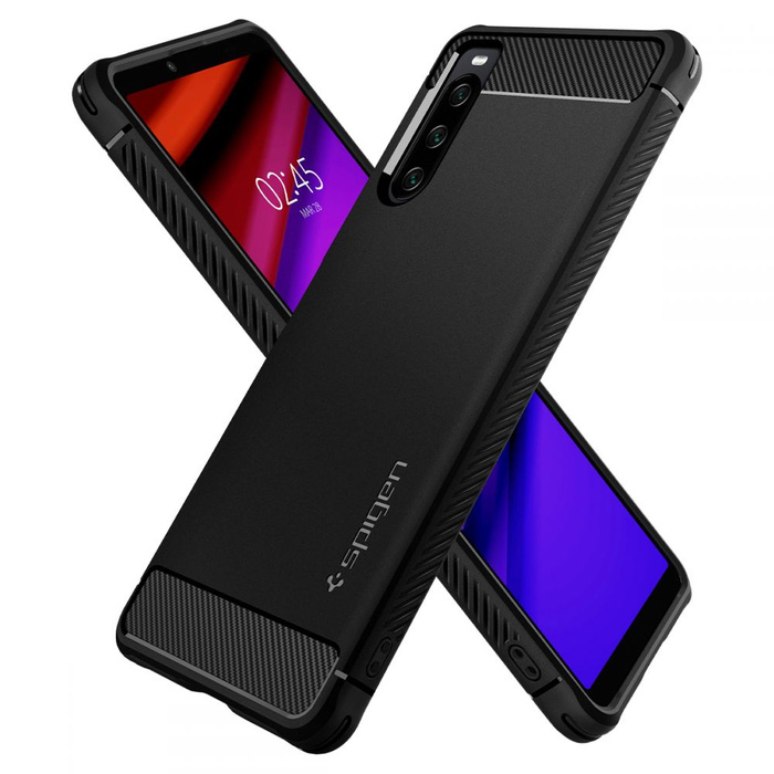 Spigen Rugged Armor SONY XPERIA 10 IV MATTE SCHWARZ