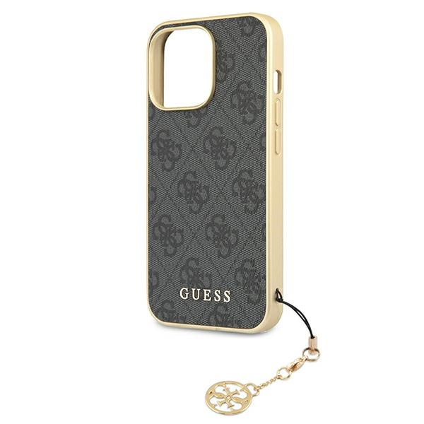  GUESS   13 Pro Max 4G Charms Collection Hardcase Gris