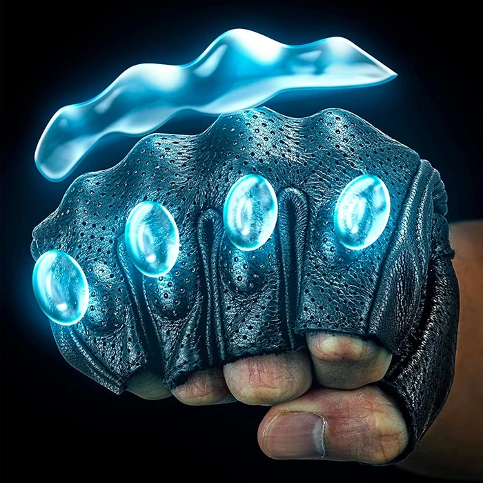 Rockbros 16220006002 M gants de moto en cuir - noir