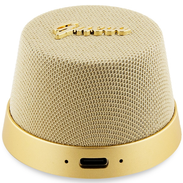 Guess głośnik Bluetooth GUWSC3ALSMD Speaker Stand złoty/gold Magnetic Script Metal