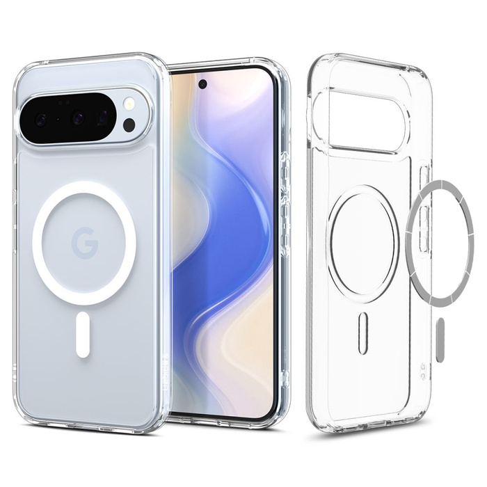 Spigen Ultra Hybrid Mag MagSafe GOOGLE PIXEL 10 / 10 PRO KLAR/WEISS