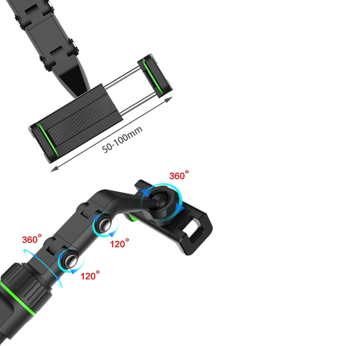 Soporte de espejo retrovisor de coche ajustable para smartphone