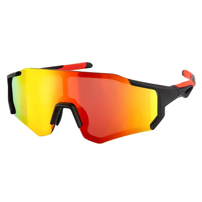 Lunettes de vélo polarisantes Rockbros 10182 - rouge