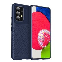 Thunder Case flexibilní pancéřovaný pouzdro kryt Samsung Galaxy A53 5G modrý