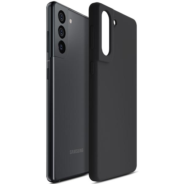 3mk Silicone Case Sam S21 FE 5G G990 nero/nero