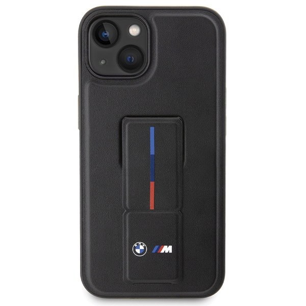 Hülle BMW BMHCP15S22GSLK iPhone 15 / 14 / 13 6,1" schwarz/schwarz hartcase Grip Hot Stamp Case