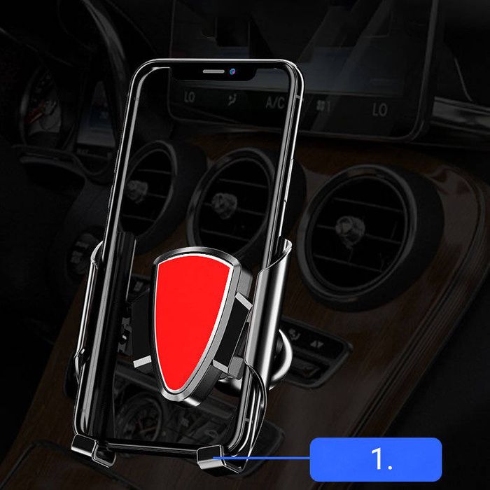 Supporto da auto universale a gravità grigio scuro (YC05)