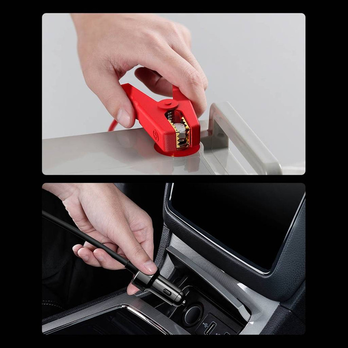 Baseus car power inverter 150W 12V / 500W 220V (EU and CN plug) black (CGNB000101)