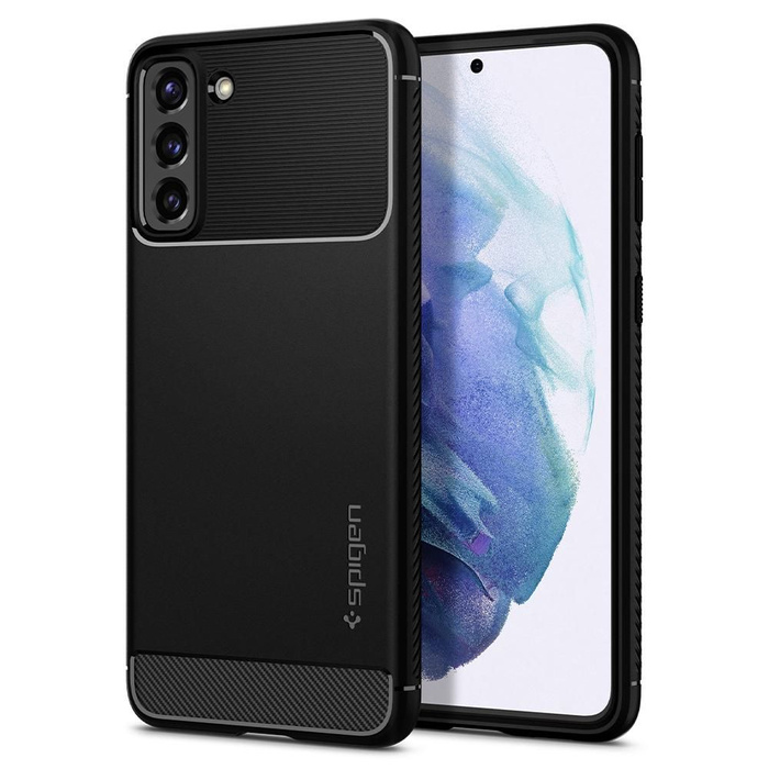 Puzdro SPIGEN Samsung Galaxy S21 Rugged Armor Matná čierna Case