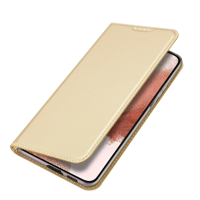 [B WARE] Dux Ducis Skin Pro Hülle für Samsung Galaxy S23+ Flip Card Wallet Stand Gold