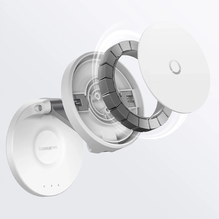 [B WARE] Baseus MagPro faltbarer Magnethalter für das Telefon – Weiß